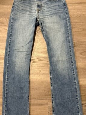 George Light Blue Straight Jeans for Men
